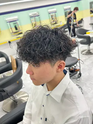 ショート パーマ メンズ 韓国レイヤーカット /REIのヘアスタイル