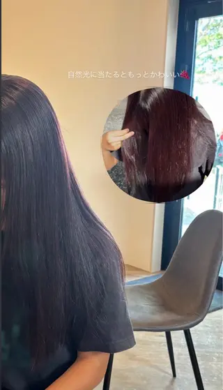 ロング 伴 星来のヘアスタイル