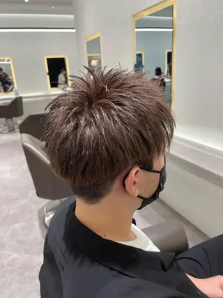 ショート カラー メンズ Reginavita栄所属・メンズ特化/ 本日空き○/岡本一真のヘアスタイル