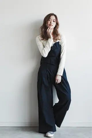 セミロング カラー robe所属・ツジガキ ユウスケのヘアスタイル