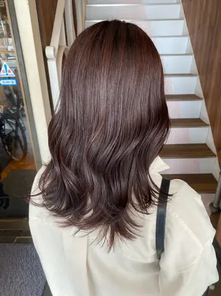 ミディアム カラー ヘアアレンジ 村上 ゆういのヘアスタイル