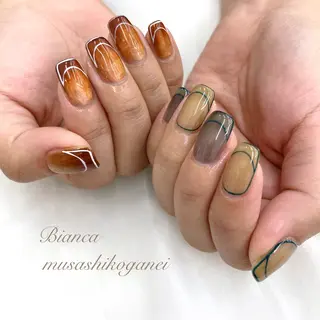 ネイル Bianca 武蔵小金井　しぎはらのネイルデザイン