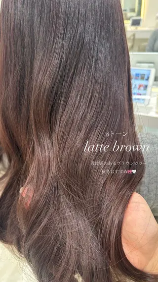 ロング IVE所属・渋谷/髪質改善🫧 透け感カラー🎀🤍のヘアスタイル