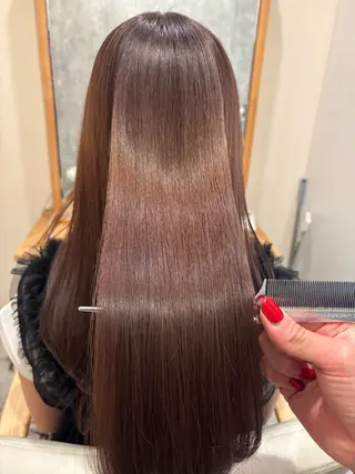 ロング KAEDE💖 縮毛矯正/艶カラーのヘアスタイル