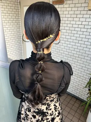 ヘアアレンジ 大人可愛いヘアメイク 💋🧚‍♀️しずかのヘアスタイル