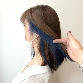 カラー 【店長】インナー指名 No.1戸塚優思のヘアスタイル