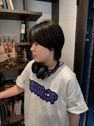 ショート カラー パーマ ヘアアレンジ メンズ ANBRERA　中目黒所属・mina matsubaraのヘアスタイル