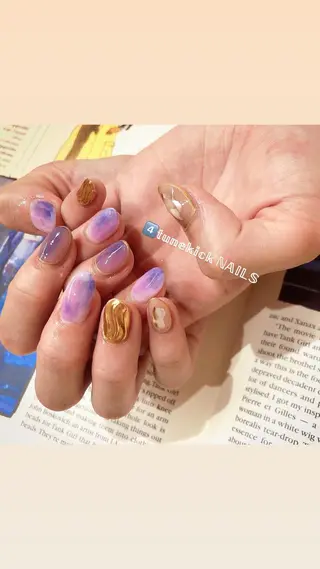 ネイル 4tunekick NAILS(フォーチュンキックネイルズ)所属・光森 淳子のネイルデザイン