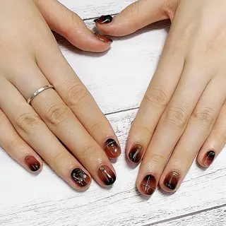 ショート ネイル リラネイル Aikenのネイルデザイン