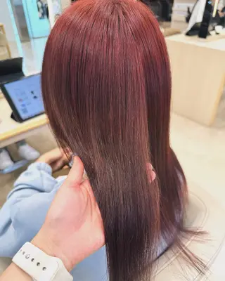 カラー 髪質改善/縮毛矯正/ 暖色カラー💫のヘアスタイル