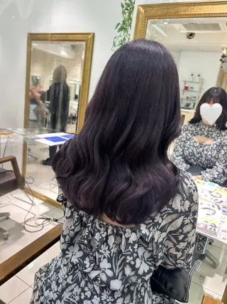 ロング カラー ヘアアレンジ 透明感カラー ai🫧🪞のヘアスタイル