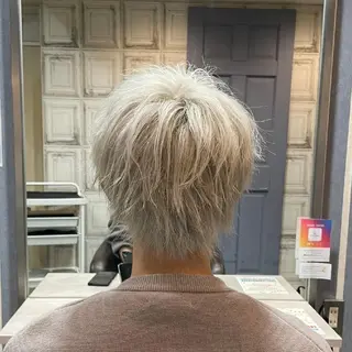 カラー メンズ F.hair salon所属・ハイトーン×髪質改善 🌈しゅんだい🌈のヘアスタイル