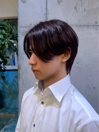 メンズ rina似合わせ レイヤー韓国カラーのヘアスタイル