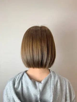 ショート 縮毛矯正&髪質改善/ きょうの🐺のヘアスタイル