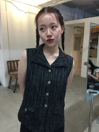 セミロング Taat.所属・松林 芽依のヘアスタイル