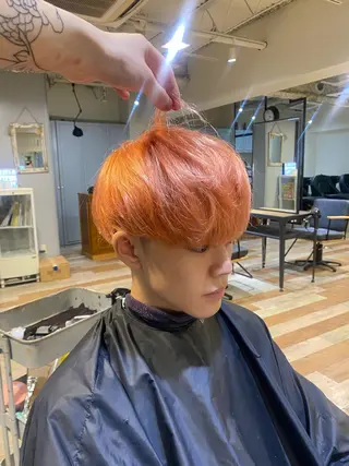 カラー メンズ メンズカット/パーマ 艶カラーTAIGA︎のヘアスタイル