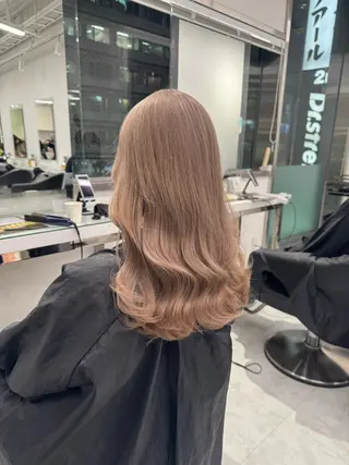 ロング カラー ヘアアレンジ ハイトーン艶カラー 🤍ゆうひのヘアスタイル