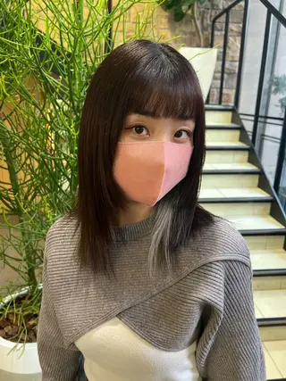 セミロング 韓国🩶Y2Kネイル 💫くれはのネイルデザイン