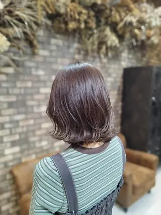 ミディアム カラー ヘアアレンジ 艶髪×美髪✨ newi八王子のヘアスタイル