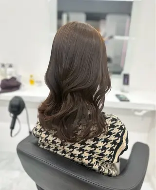 ロング カラー パーマ ヘアアレンジ メンズ キッズ ♥️韓国ヘア レイヤー♥️ゆりのヘアスタイル