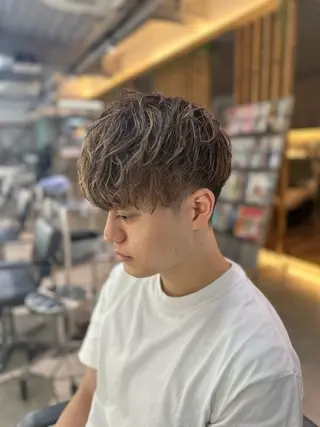 カラー メンズ 溜 一太のヘアスタイル