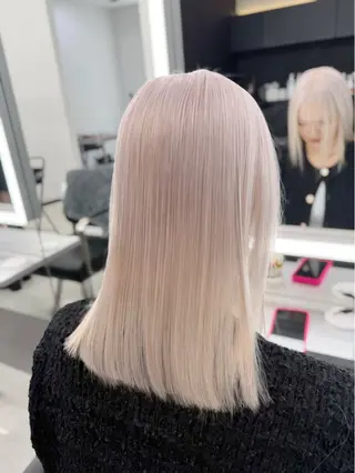 ミディアム tace新宿 めいのヘアスタイル