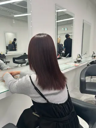 ミディアム カラー ブリーチ無し透明感 🕊AZUSAのヘアスタイル