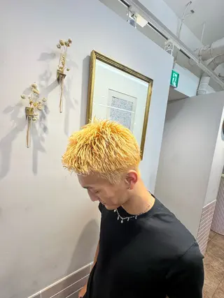 カラー メンズ heelSENGAWA所属・heel SENGAWAのヘアスタイル