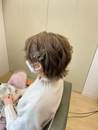 ショート ヘアアレンジ HempBeauty 浅野アサミのヘアスタイル
