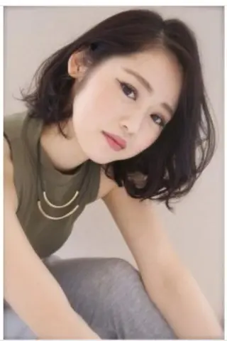 ミディアム カラー ヘアアレンジ Re:ta KANZOのヘアスタイル