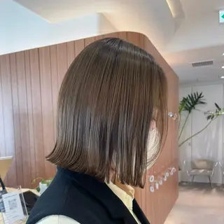 ショート カラー 渋谷/レイヤーボブ・ 韓国ボブ特化/楓のヘアスタイル