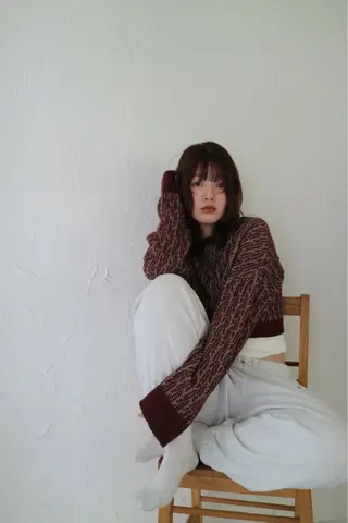 ミディアム putri店長 和田鈴采のヘアスタイル