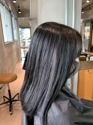 セミロング カラー ヘアアレンジ メンズ Sia中野新橋 『JUNYA』のヘアスタイル