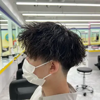 ショート カラー パーマ ヘアアレンジ メンズ キッズ ネイル マツエク・マツパ アイブロウ 🔷横浜1のパーマ 職人🔷将太郎のヘアスタイル