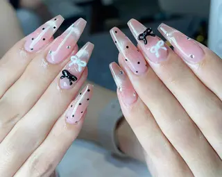 ネイル 🩷JiSu🩷 チップ長さ出し専門のネイルデザイン