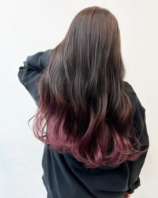 カラー ロング 【公式】amble luxe 中野のヘアスタイル