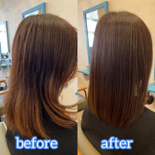 ミディアム カラー hair relaxation DROP鶴見店所属・川島 優希のヘアスタイル