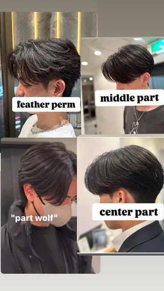 メンズ SALOWIN新宿三丁目所属・新宿/新宿三丁目 メンズハイライト梶原のヘアスタイル