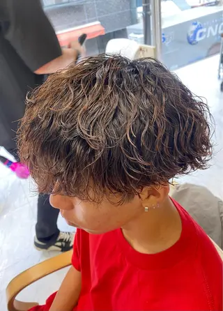 パーマ メンズ 🌴パーマオタク🌴 長谷川　諒佑🌈のヘアスタイル