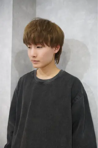 メンズ 最新ケアカラー 髪質改善YUTOのヘアスタイル