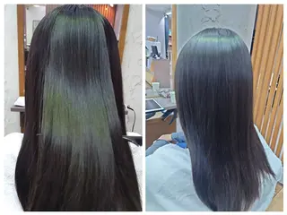 セミロング PEQSS HAIRのヘアスタイル