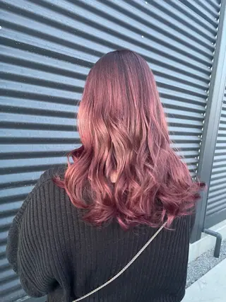 セミロング カラー 髪質改善 個室美容室 calm 新田 美容院【カルム】所属・【カルム】 スズキのヘアスタイル