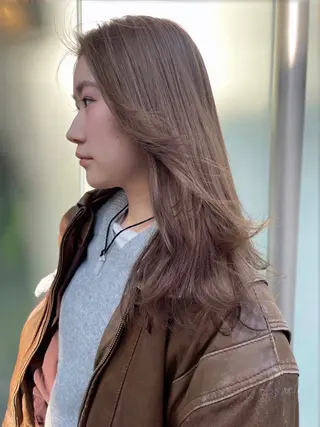 ロング カラー 森田 博樹のヘアスタイル