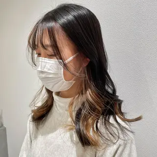 セミロング カラー RUBEUS【ルベウス】所属・✨艶々カラー🎨 杉本賢人のヘアスタイル