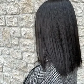 ミディアム 星野 茉由のヘアスタイル