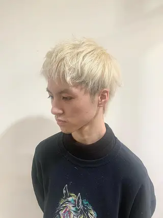 ショート カラー メンズ 竹内 康浩のヘアスタイル