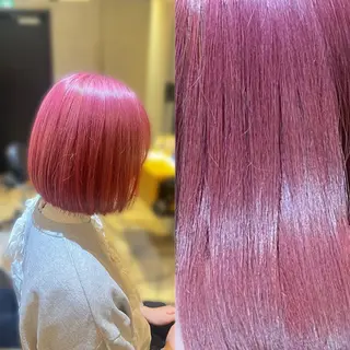 ショート カラー ラフィスヘアードープ所属・👑髪質改善wカラー /ハイトーン/アユカのヘアスタイル