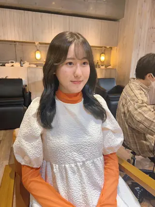 セミロング カラー 🎨デザイン🥇 美髪・艶髪　日暮千敬のヘアスタイル