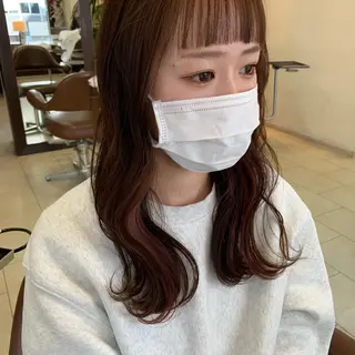 ロング カラー 甲斐 司のヘアスタイル