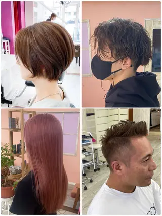 カラー パーマ Yoshiつね　御幸が原店所属・佐藤 萌世のヘアスタイル